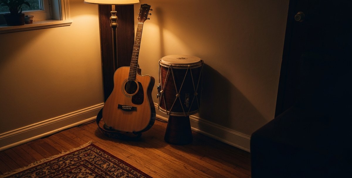 Cultural music scene representing seggae history in Mauritius
